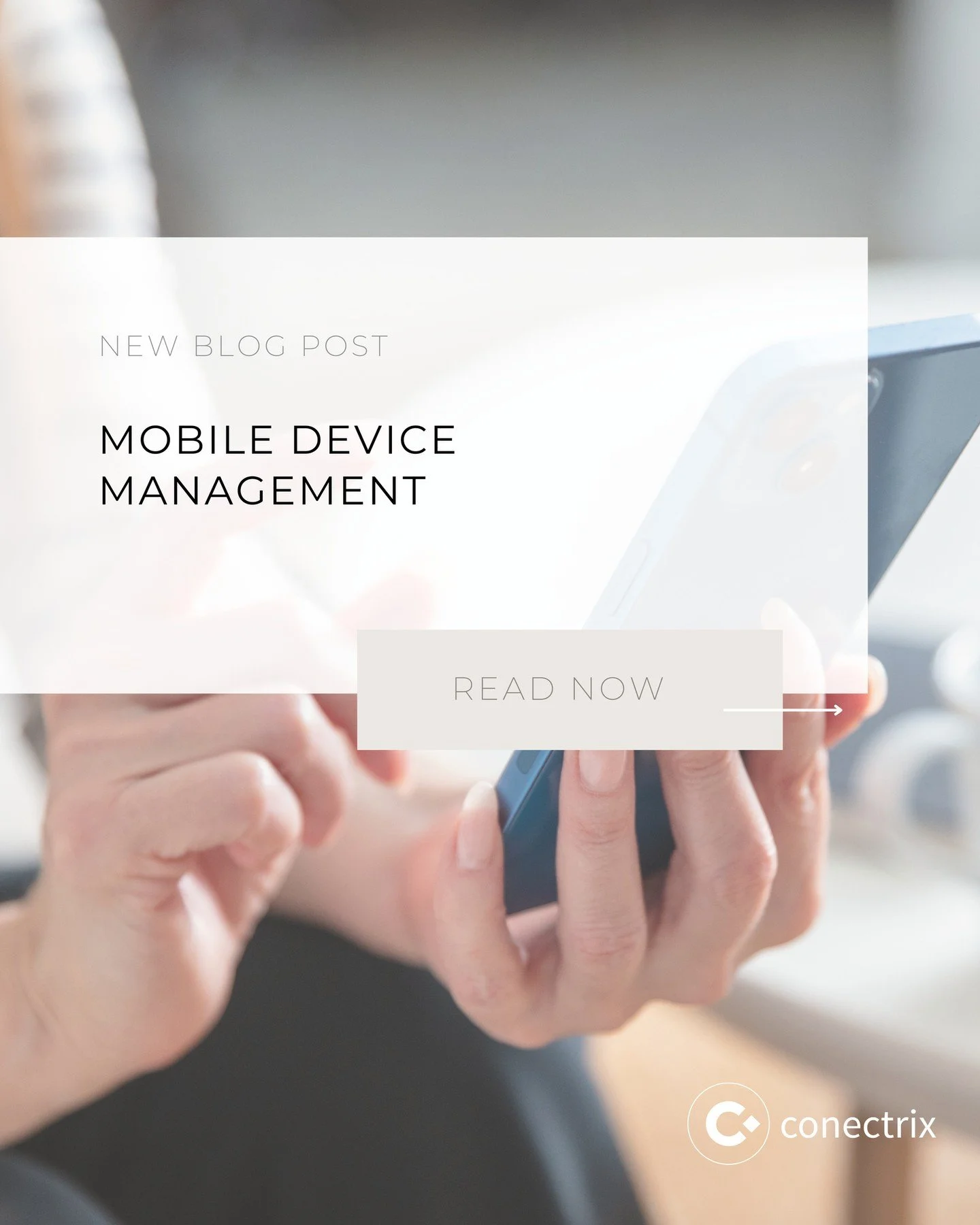 // Mobile Device Management // ⁠
⁠
📱 Is your business prepared to securely manage mobile devices in today&rsquo;s hybrid work environment?⁠
⁠
Mobile Device Management (MDM) helps businesses protect sensitive data, streamline device oversight, and ke