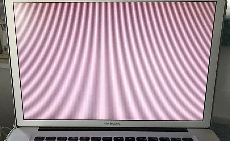The screen of death.