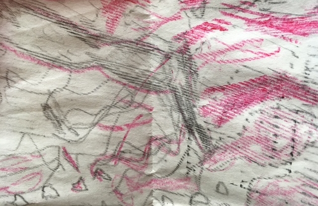 Drawing from Ancestral Dance workshop at Spillian | June, 2017