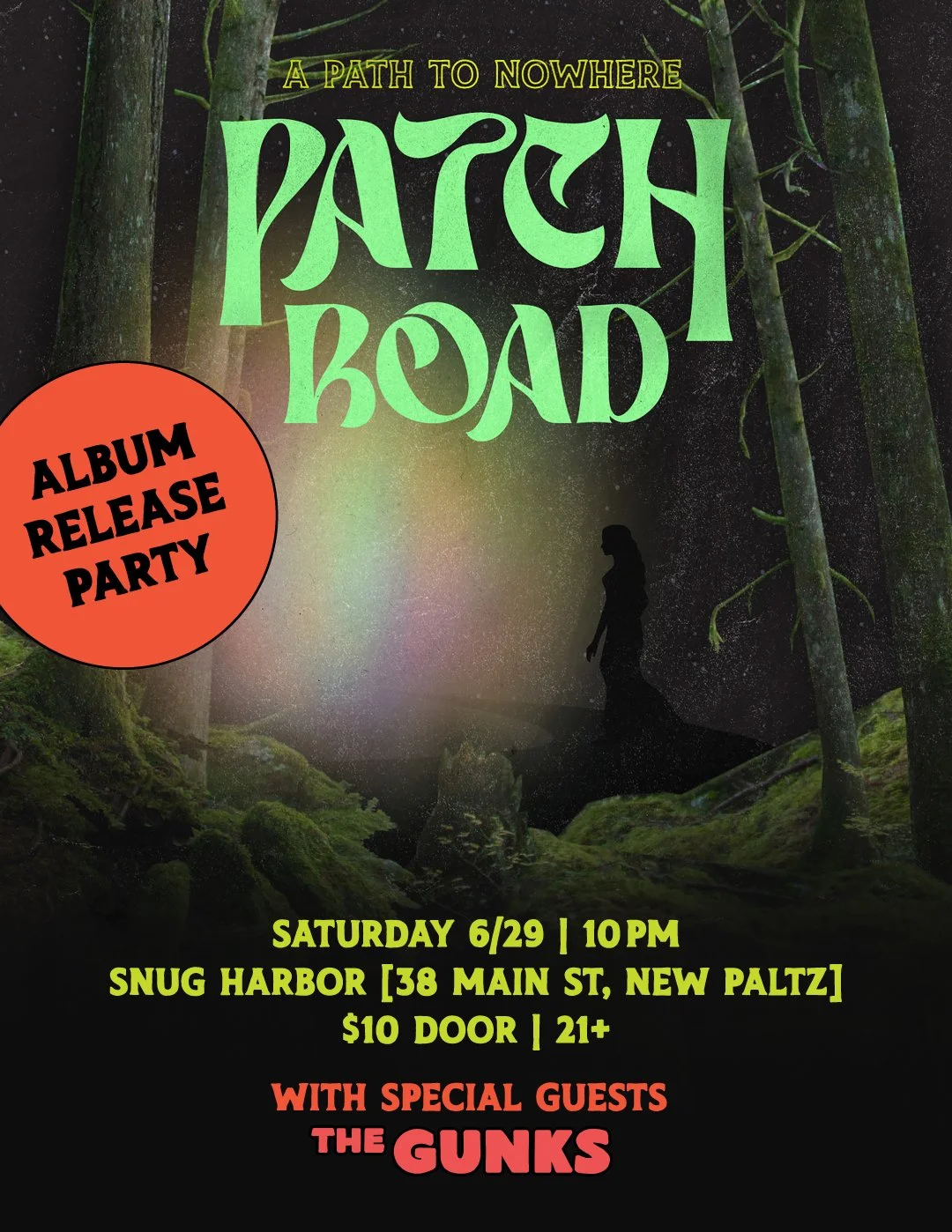 Patch Road Album Release Party Poster