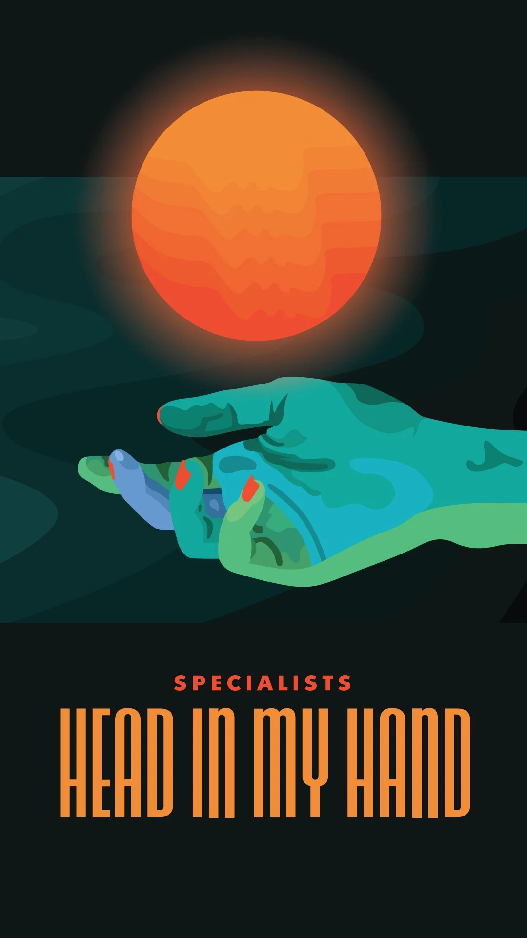 Head In My Hand Poster