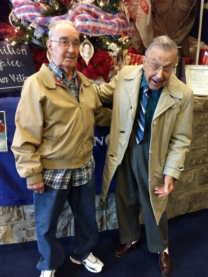 Two Army Air Corps Veterans and Jefferson High School Alumni from Roanoke, VA