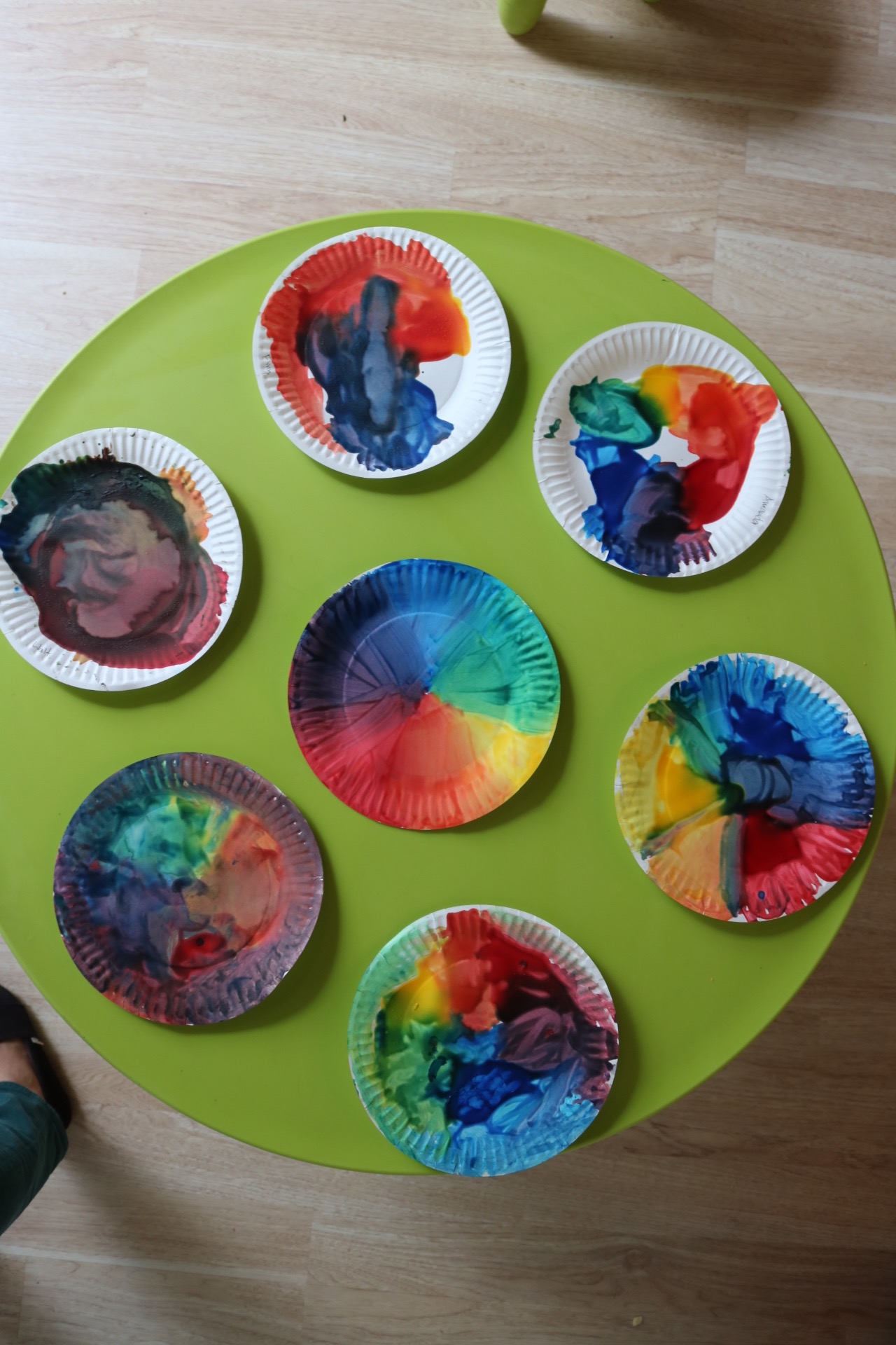 Color Wheels! May's exploration was Color!
