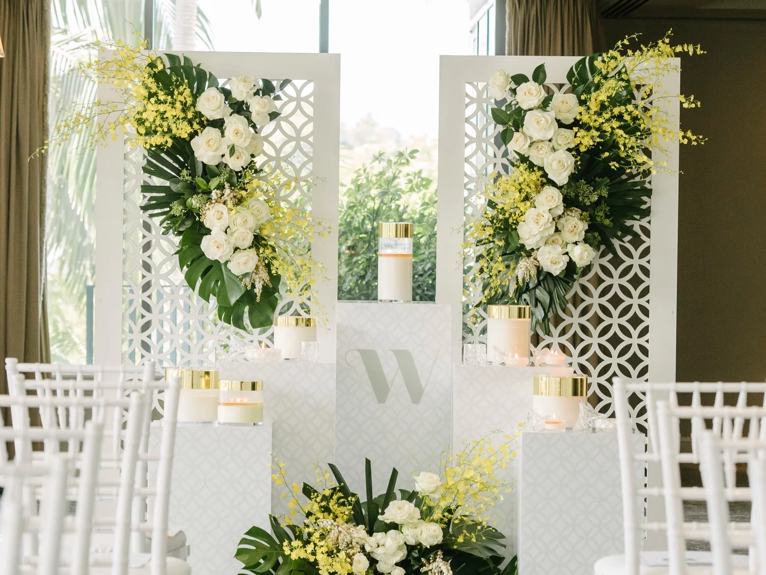 WHITE ART DECO PANEL (1.8 M H X 1 M W) $75+GST
