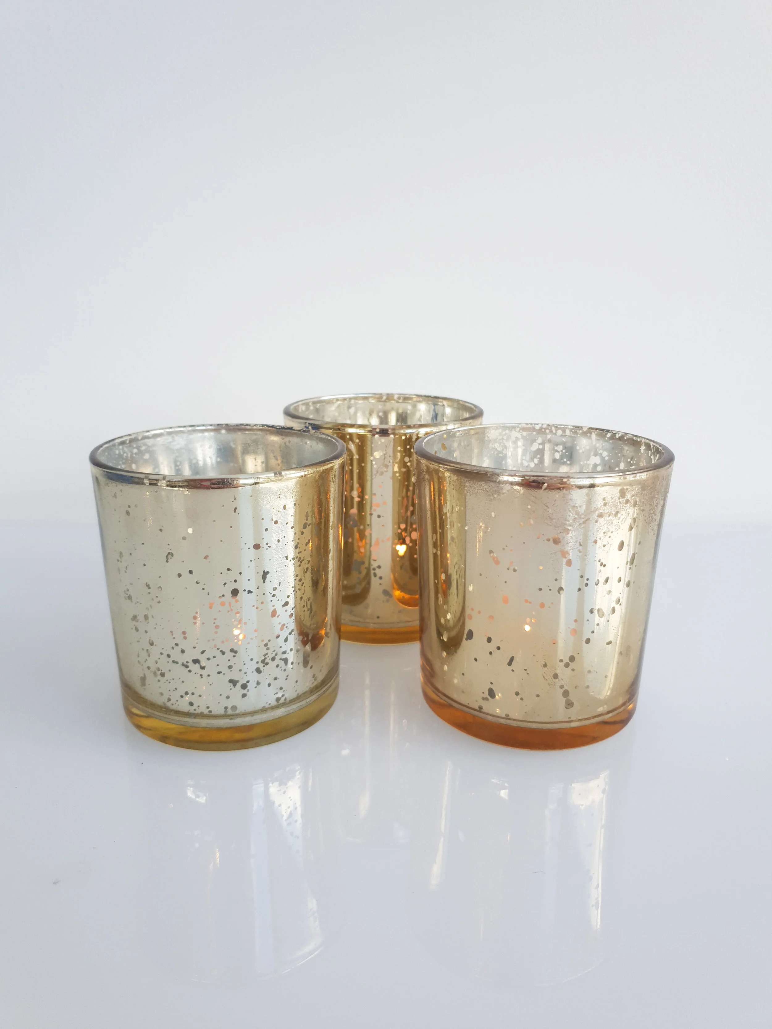LARGE GOLD MERCURY VOTIVE $2+GST