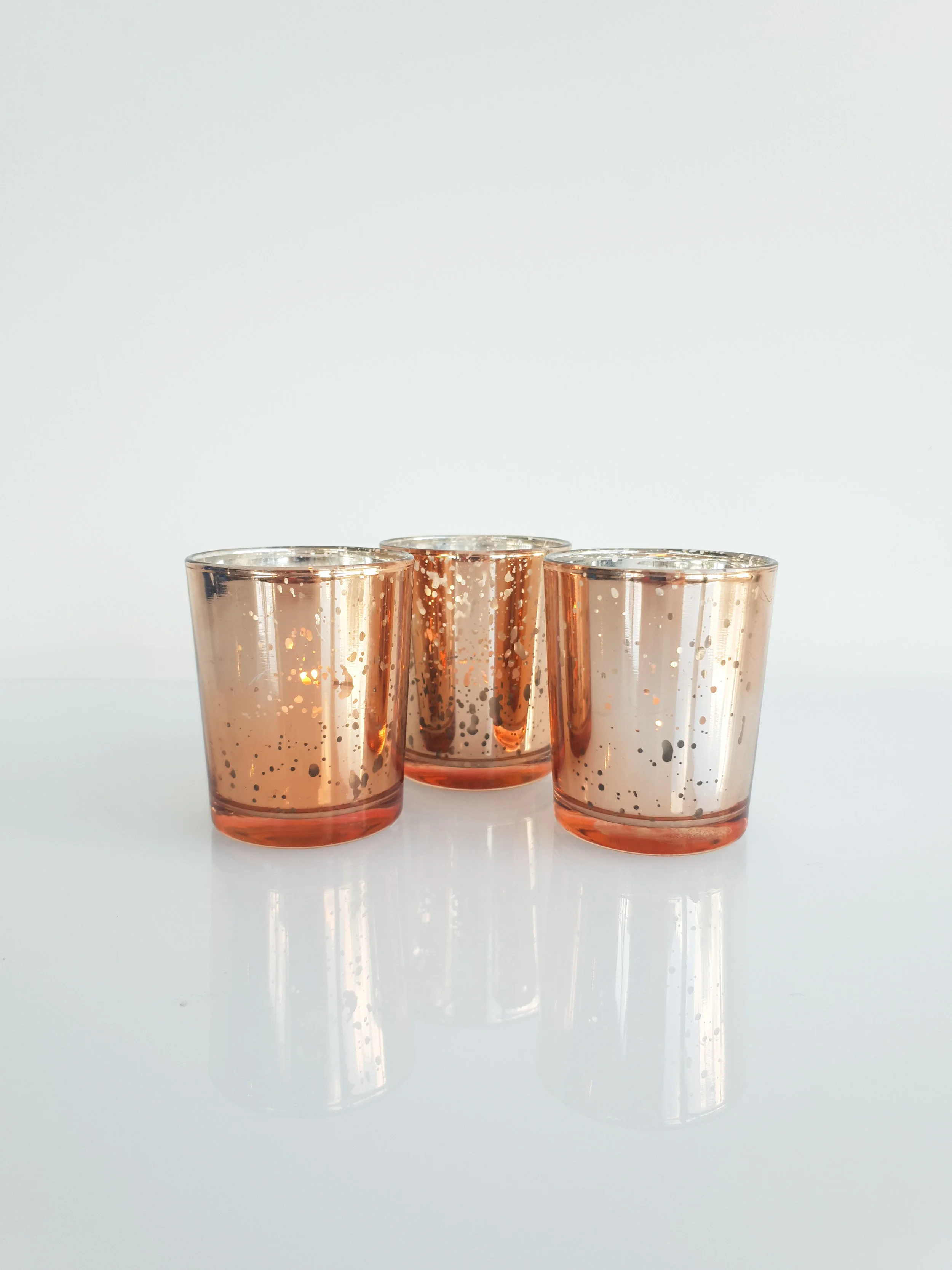 ROSE GOLD MERCURY VOTIVE $2+GST