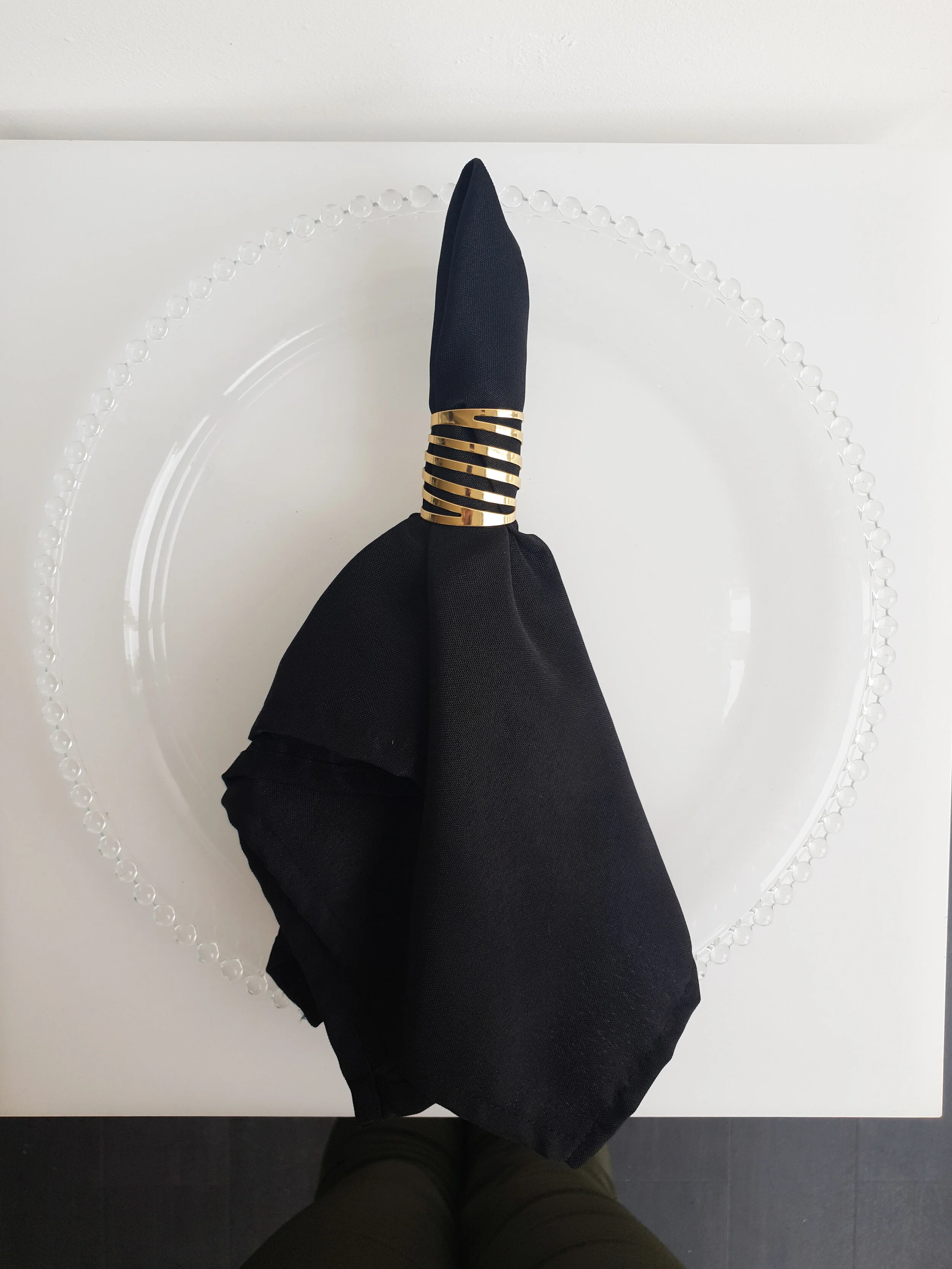 BLACK NAPKIN $2+GST
