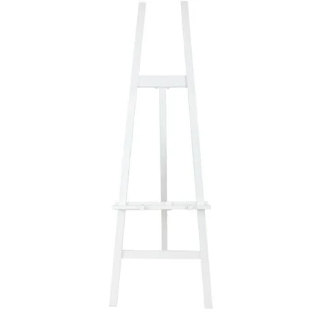 WHITE WOODEN EASEL $30+GST