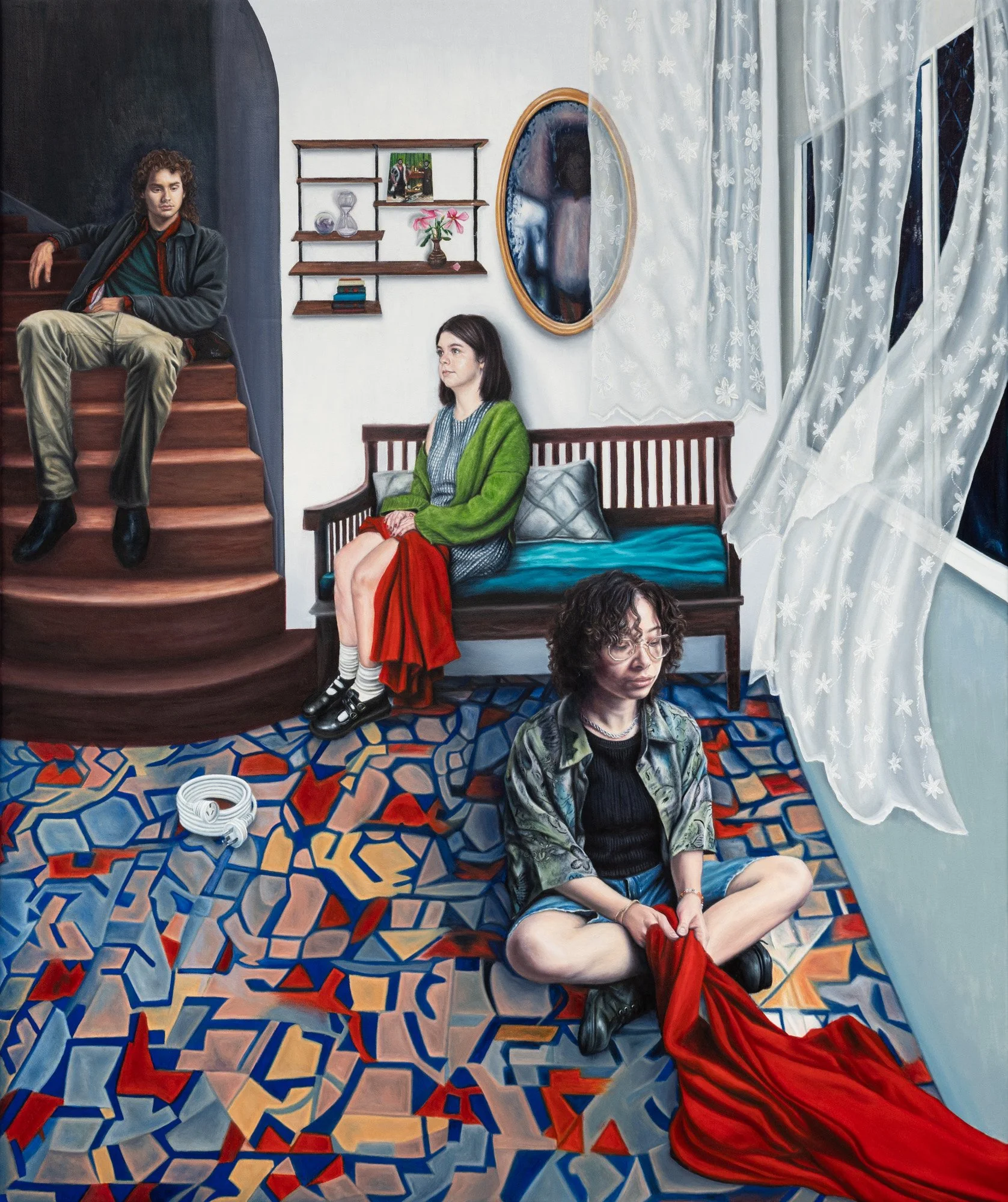 A snake swallowing its tail