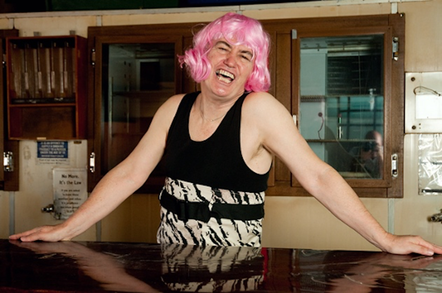 At the Bar of the Pub with No Beer, 2009, (Manet)