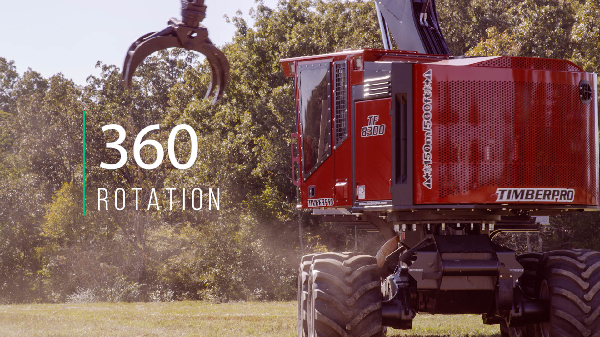 Timberpro TF830D Forwarder — Music and Motion Pictures