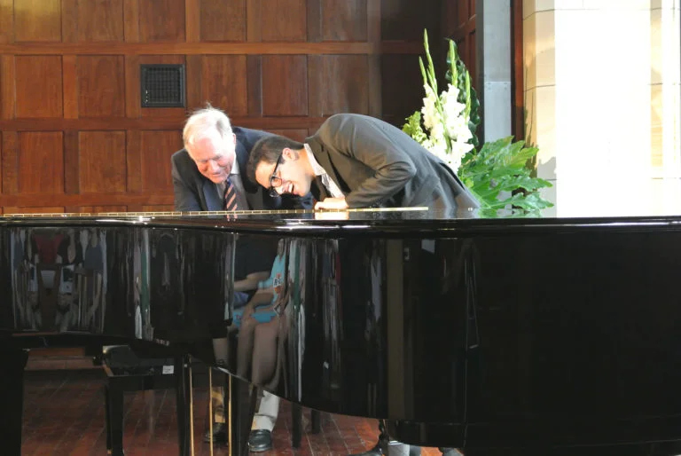 01/02/2013: The Knight Family Music Scholarship As well as enabling the acquisition of the Fazioli piano, Georgian Peter Knight and family fund the Knight Family Scholarship, providing an annual scholarship to a resident of St George’s College pursuing studies in music at the University of Western Australia.