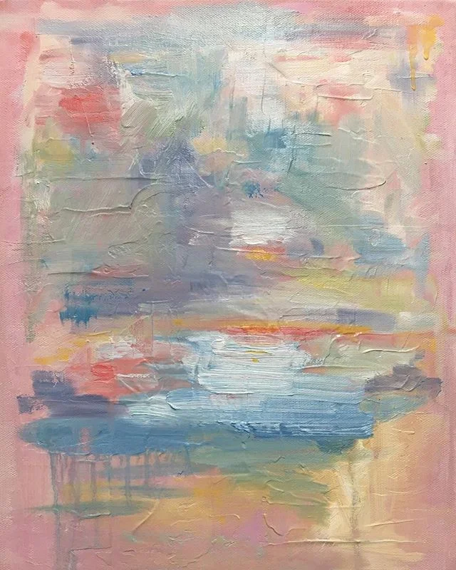 here's to hoping abstraction will bring life back into my painting~*