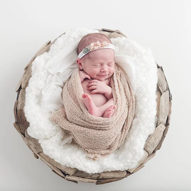 Working on baby Cora’s pictures tonight! I got so lucky and caught this little smile! ❤️