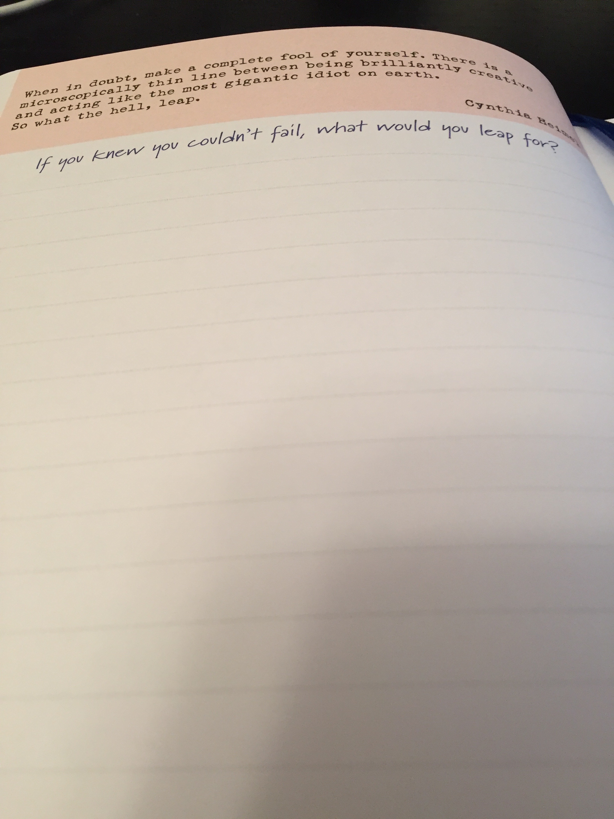 Introspective journal