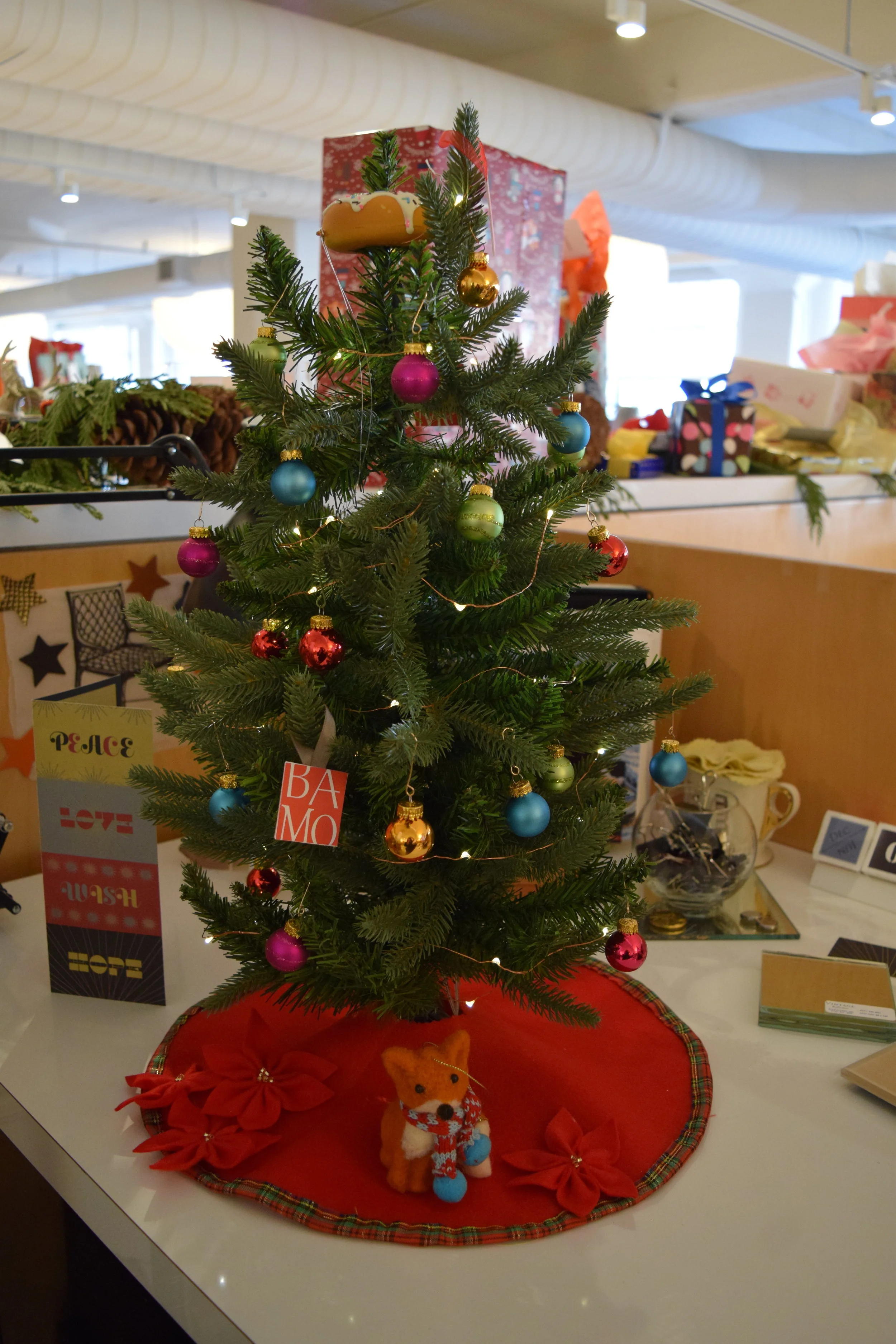 Poinsettia Tree Skirt