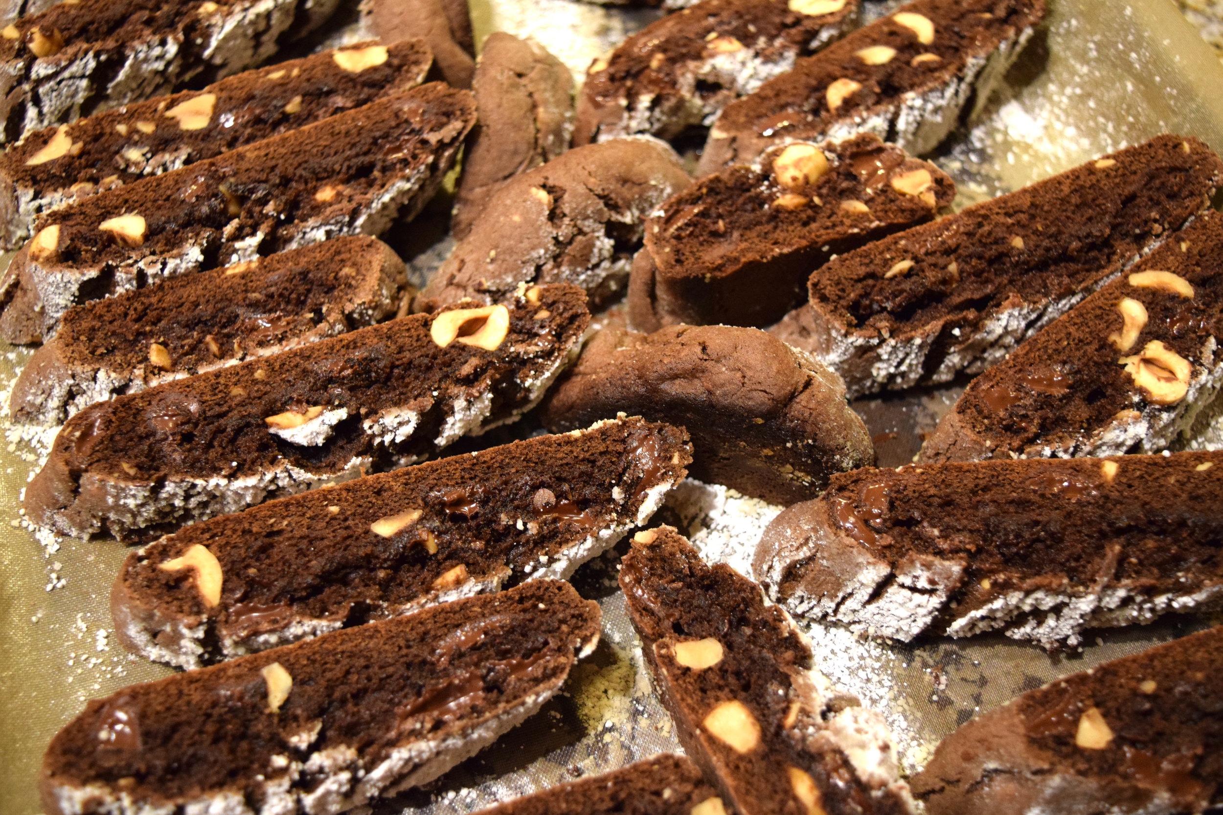Chocolate Hazelnut Biscotti