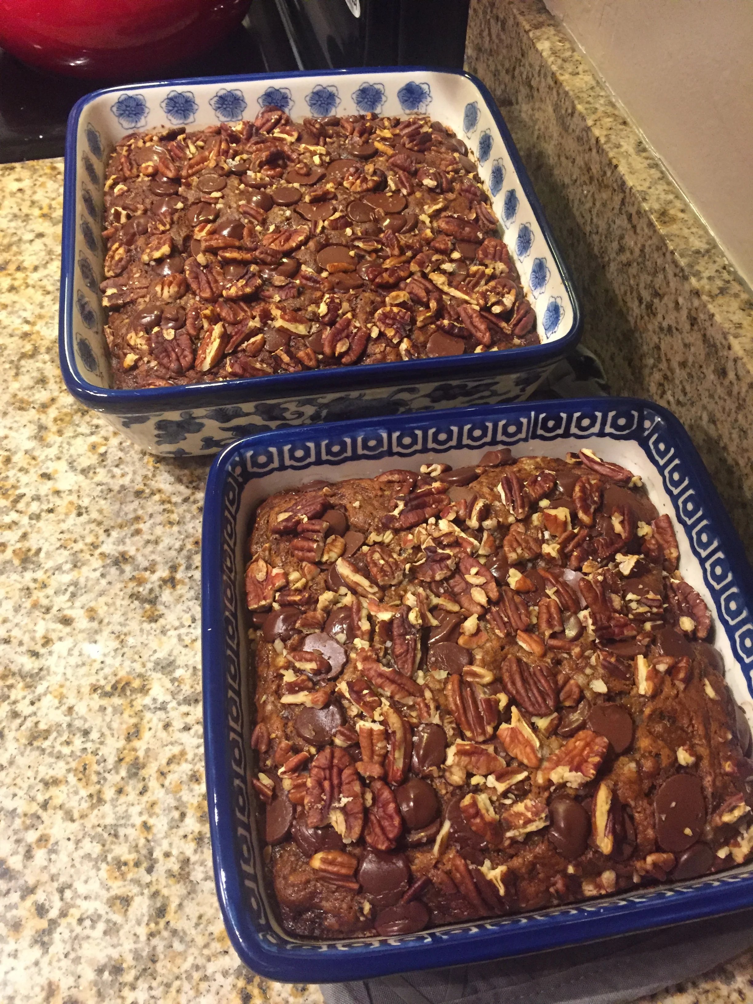 Banana Bread with Chocolate and Pecans
