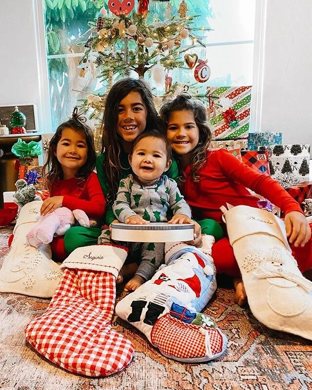 All the feels...as we celebrate our first Christmas as a family of SIX.  Merry Christmas!