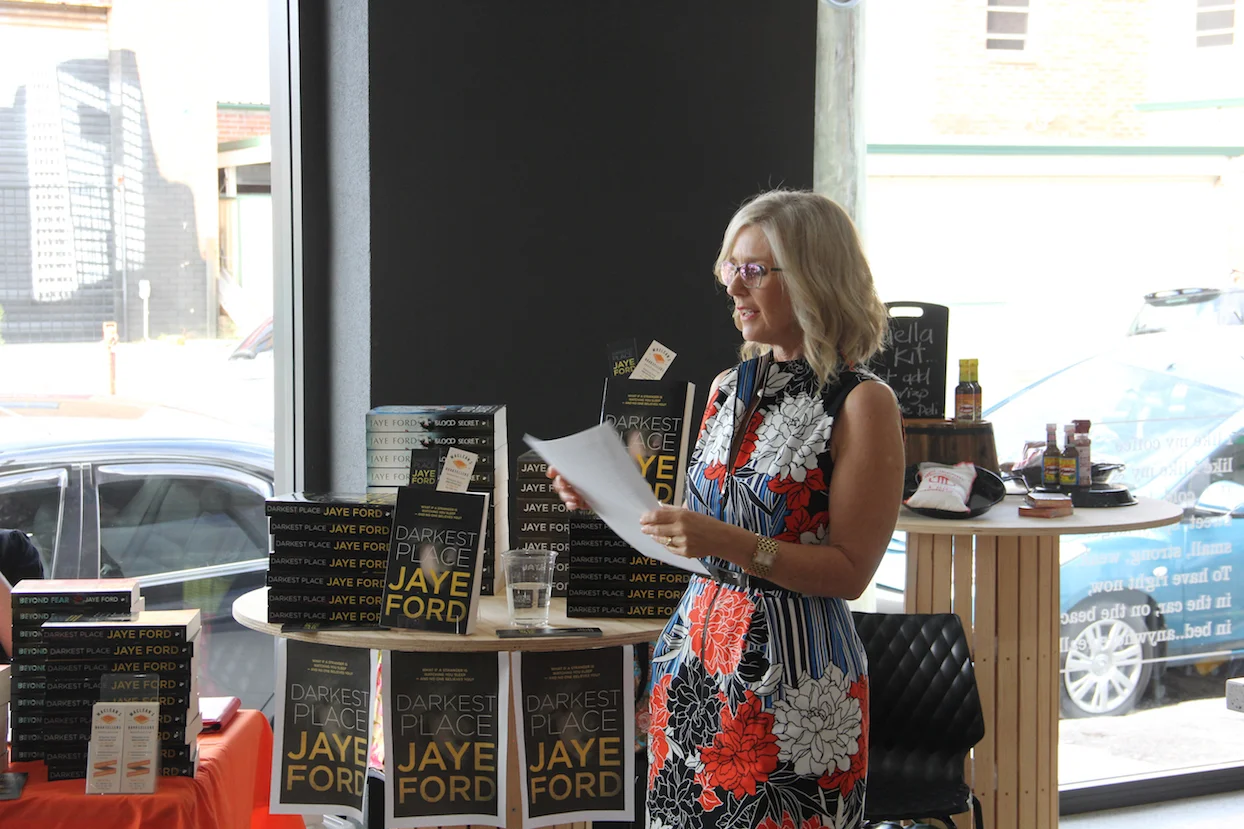 Launching Darkest Place in Wickam, Newcastle where the book is set