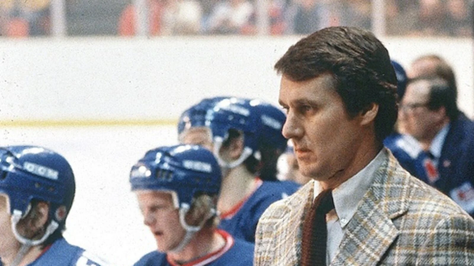 Coach Herb Brooks and Team USA — Photo: Heinz Kluetmeier/Sports Illustrated