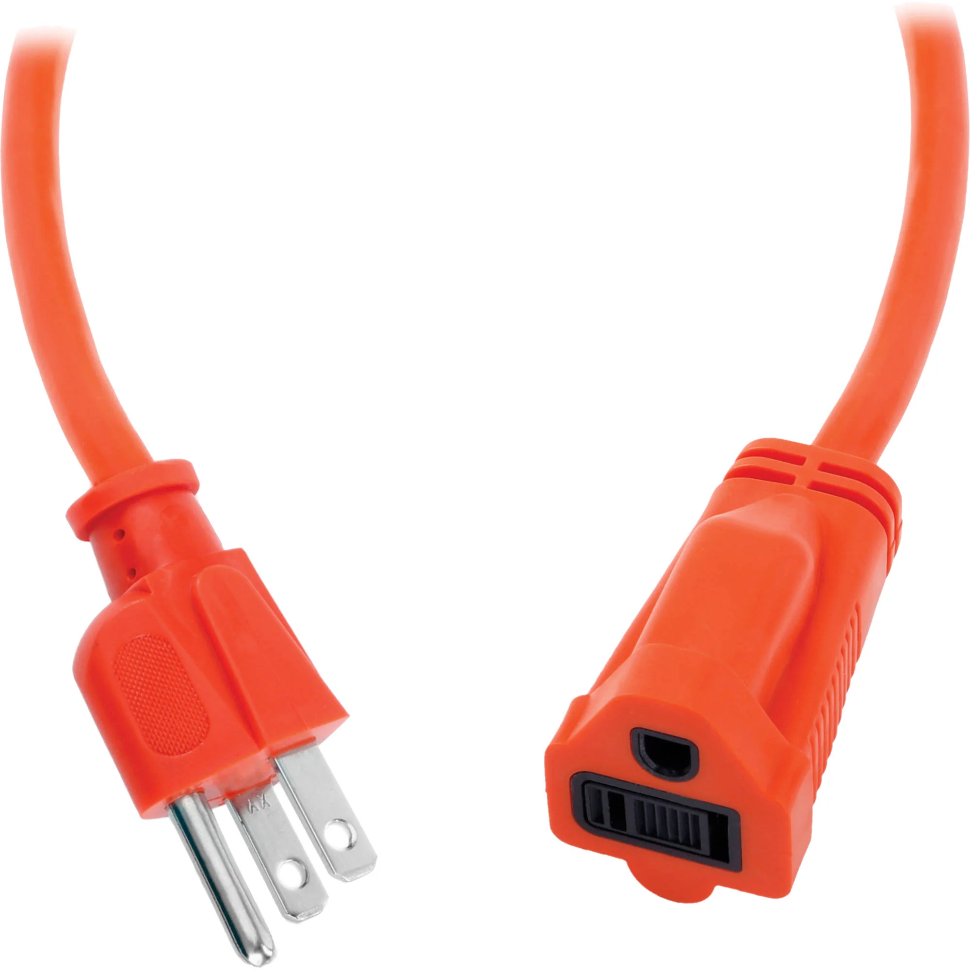 25 ft AC Power Extension Cord 16 AWG (Orange)