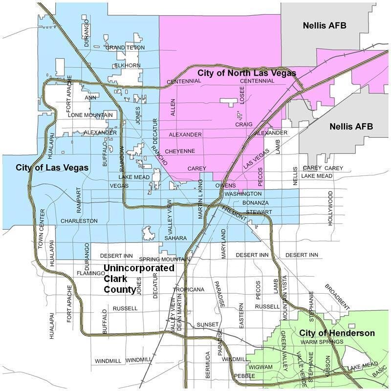 Clark County Map Las Vegas Short-Term Rental Regulations In The Las Vegas Valley — Jeff Vegas Realty
