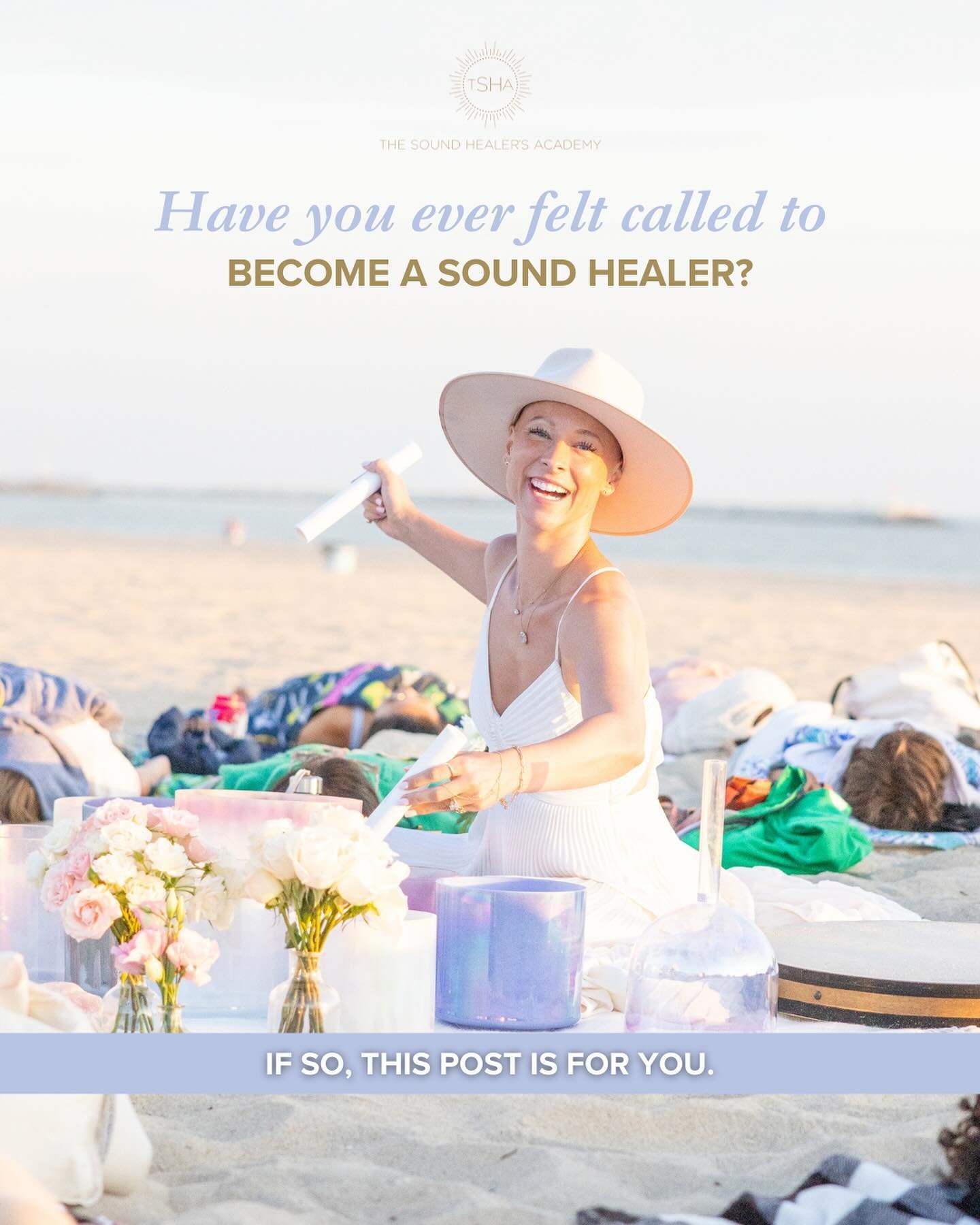 Have you ever felt called to become a sound healer? Does your gut tell you that you were meant to create your own business? Do you feel drawn to the crystal singing bowls?

If so, this is your sign!

If what has been holding you back has been a sense