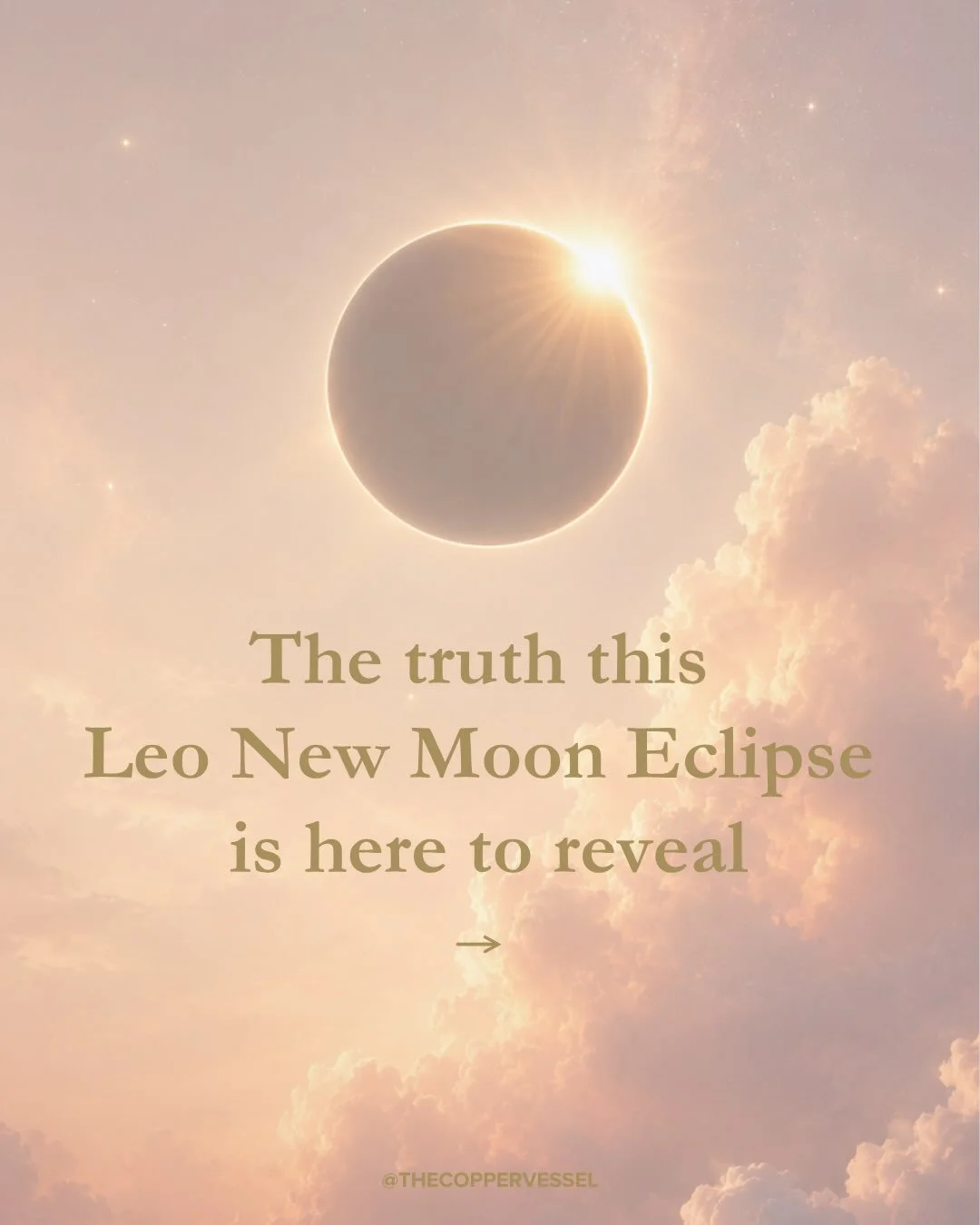 This Leo New Moon Eclipse feels intense. Fiery. Charged 🔥
And maybe the invitation isn&rsquo;t to do anything with everything that&rsquo;s coming up&hellip;

Maybe it&rsquo;s to receive the information without immediately reacting to it.
To cool dow
