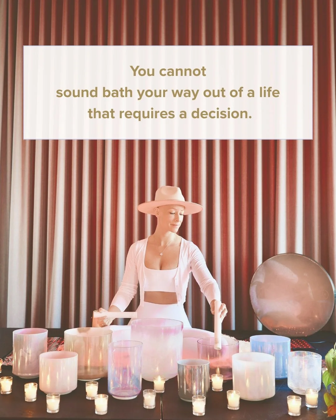I am in a season of making some BIG, life-changing decisions.

For months I could feel something shifting. Nothing was wrong. 

There was just this quiet knowing that parts of my life were no longer going to fit the version of me I was becoming.

The