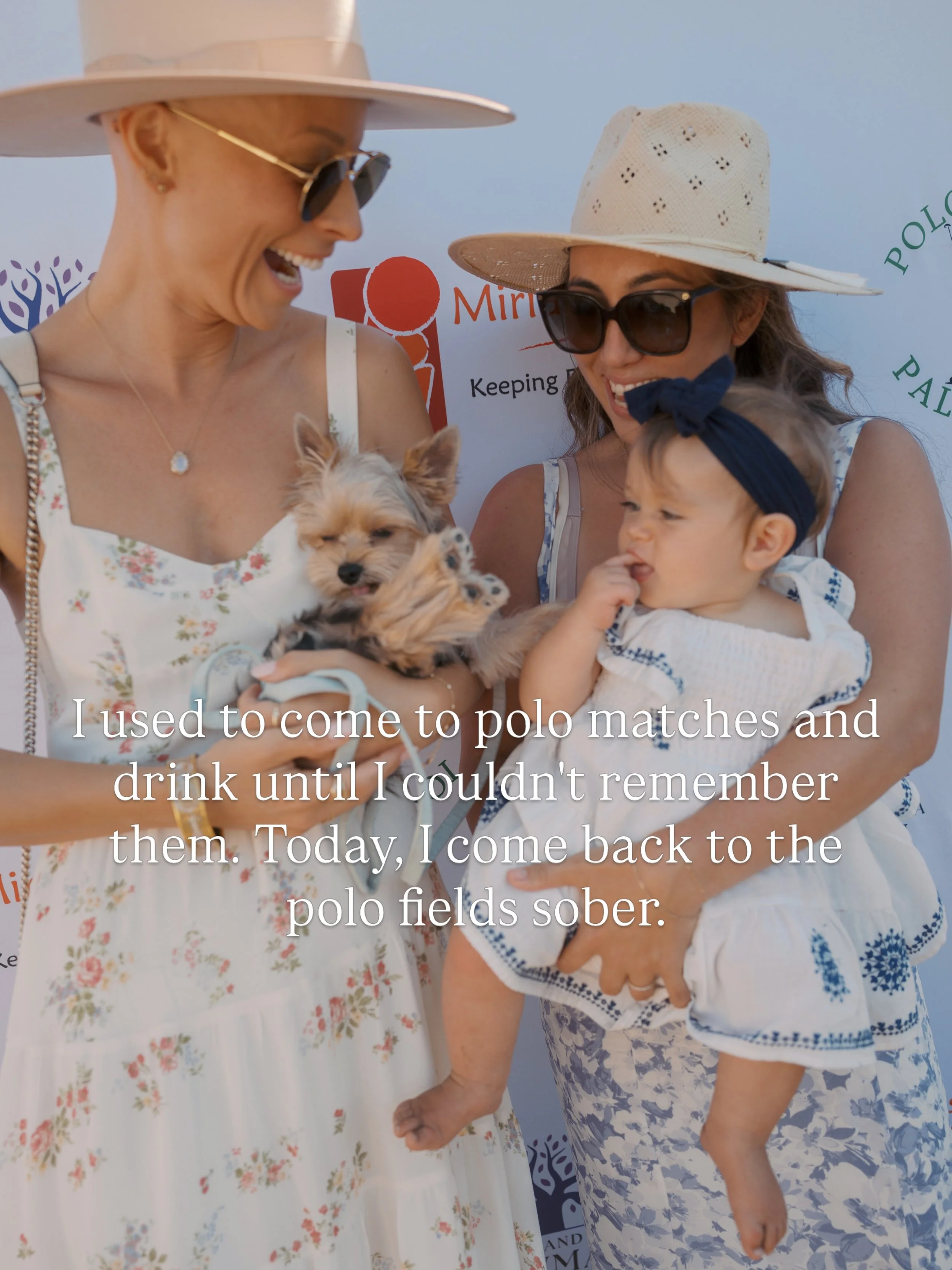 Sometimes the greatest miracle is getting to return to a place that once held so much pain&hellip; and experience it with an entirely different heart 🤍 
Before I got sober, I was in a relationship with a polo player 
I can&rsquo;t tell you how many 