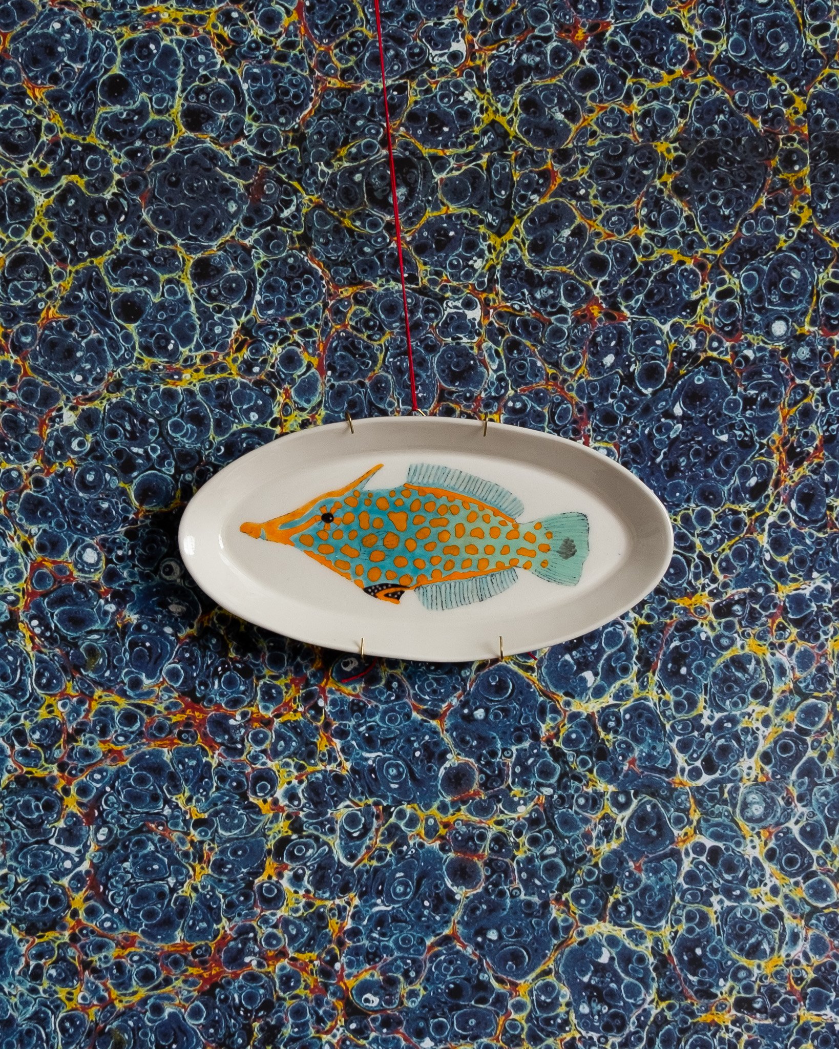 Casa Adams - Harlequin filefish platter.jpg
