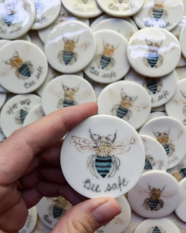 I&rsquo;ve been a busy bee 🐝 of late, making all sorts of things for a webshop update, including these magnets. 🌱 The whole idea behind them was to make something small that would brighten someone&rsquo;s day; a bit like a thoughtful card or a smal
