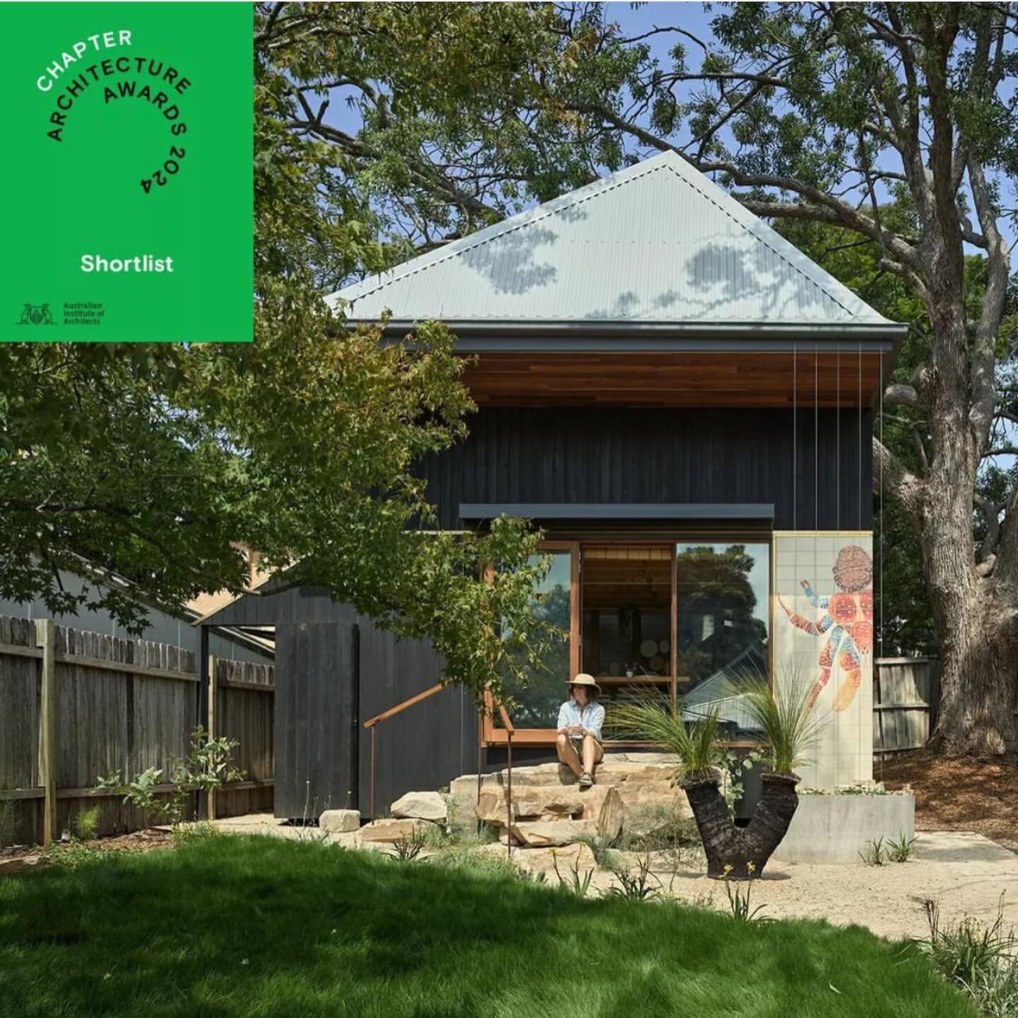 Thrilled to show you our pottery studio #coconut_crab which has been shortlisted in the 2024 NSW Chapter Awards in the Small Project Architecture category. 

The studio is named after the Coconut Crab painted on the tiled facade, the largest terrestr