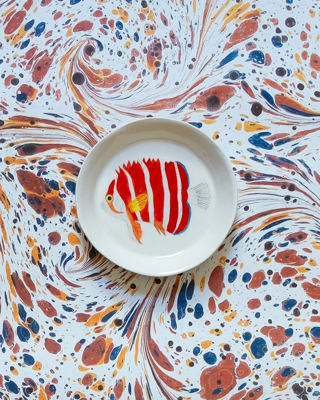 Peppermint Angelfish - Dessert plate