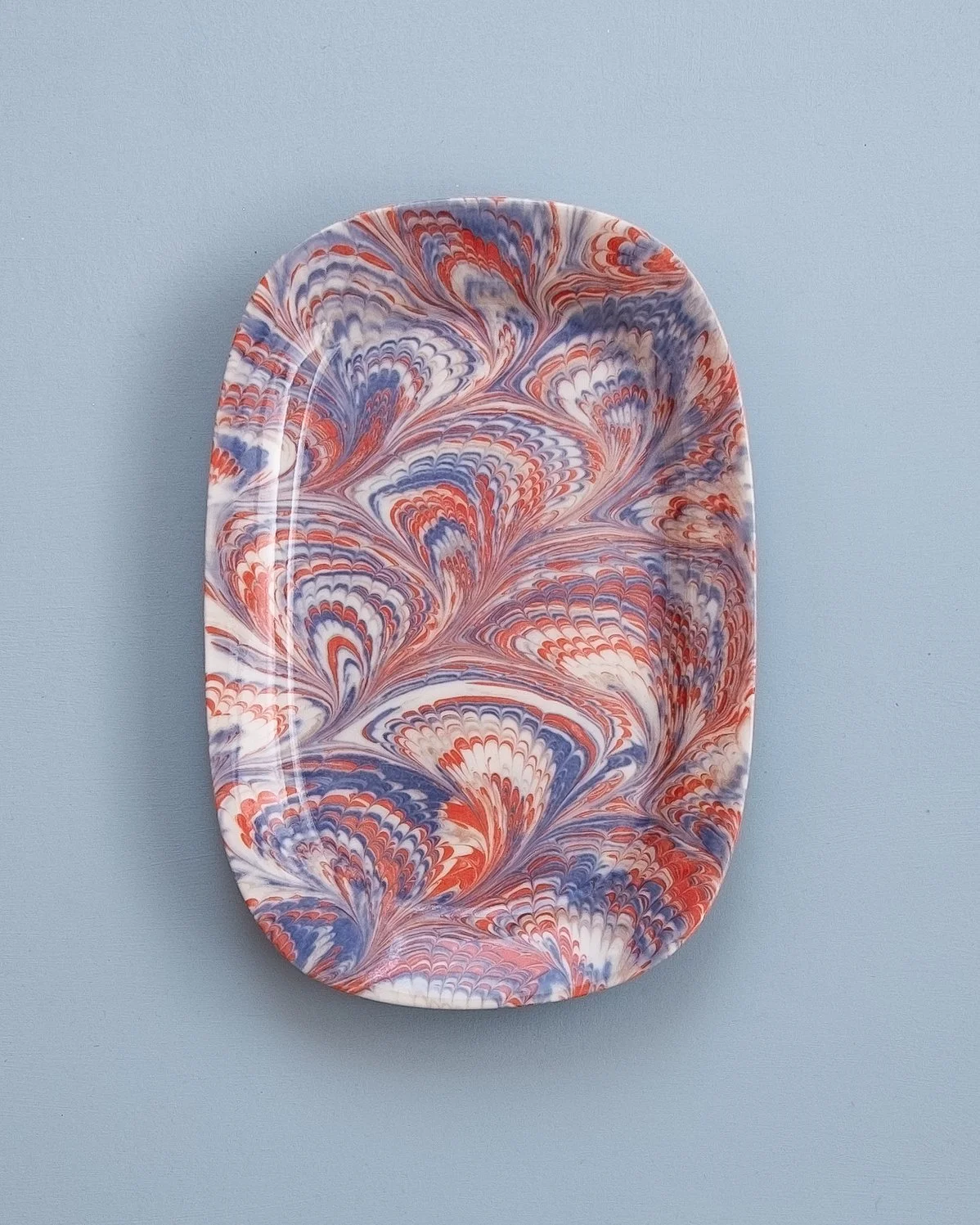 Marbled Platter - Peacock 2