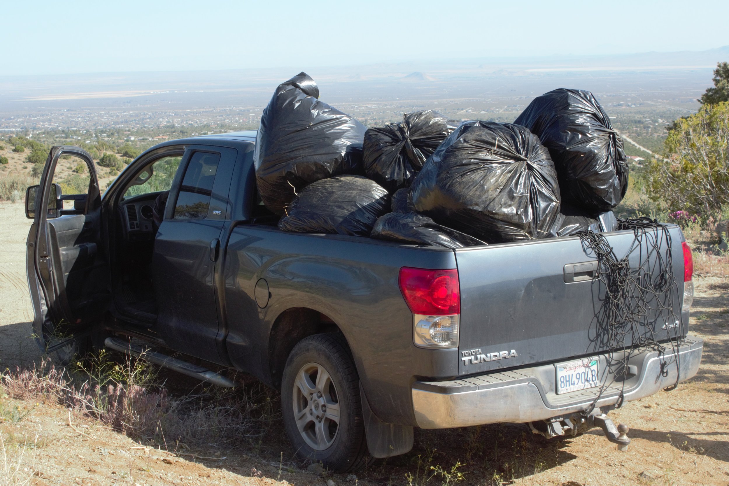 It took quite a few truckloads--maybe not so many next year