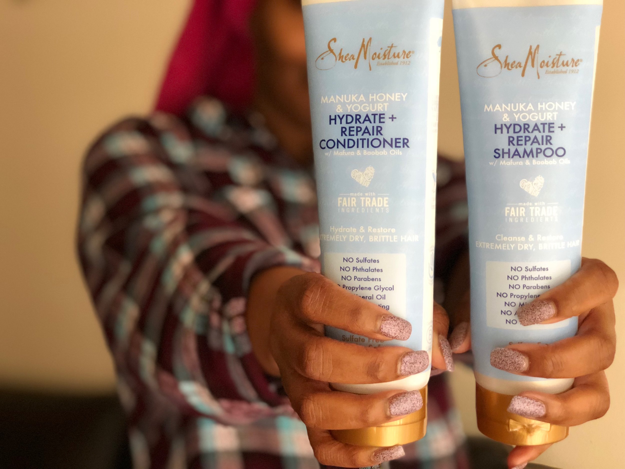 Shea Moisture Manuka Honey Yogurt Hydrate Repair Shampoo