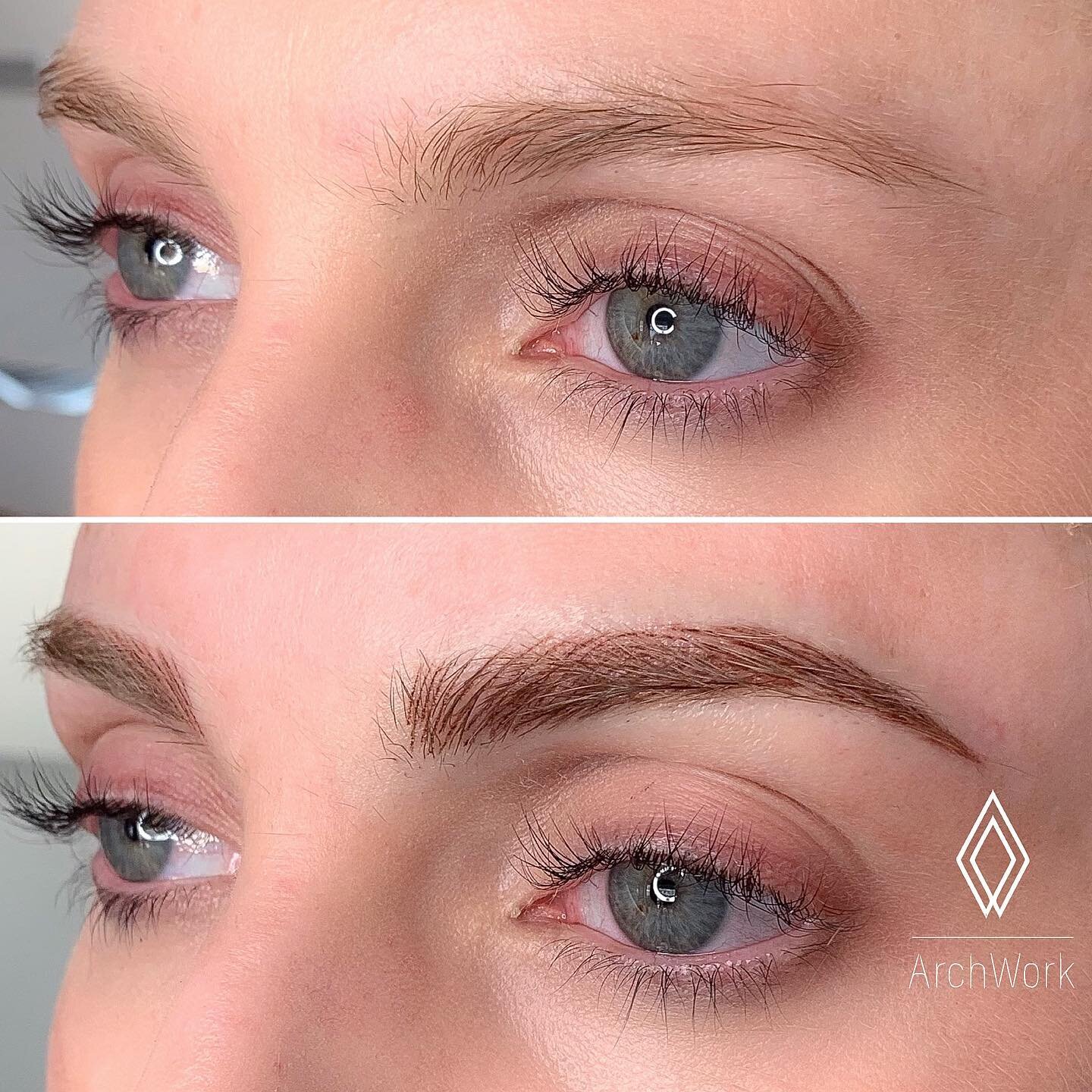 Another beautiful transformation with Nano Brows! 
#NotMicroblading
▪️▪️▪️ Nano hair strokes... Looks like #microblading right? But it&rsquo;s a little different.
▪️▪️▪️ &ldquo;Nano Brows&rdquo; are instead created using the precision of a digital ta