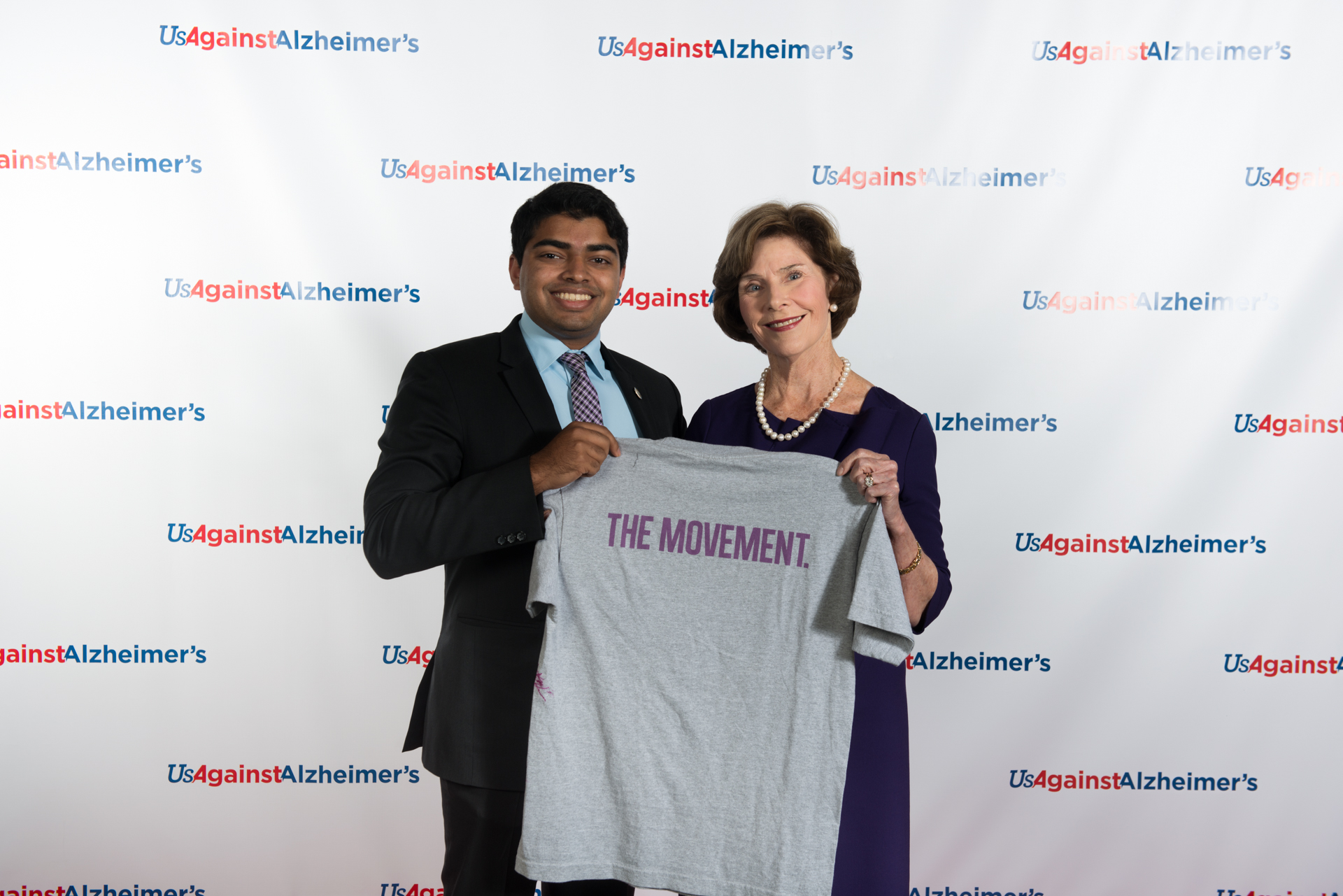 With First Lady Laura Bush