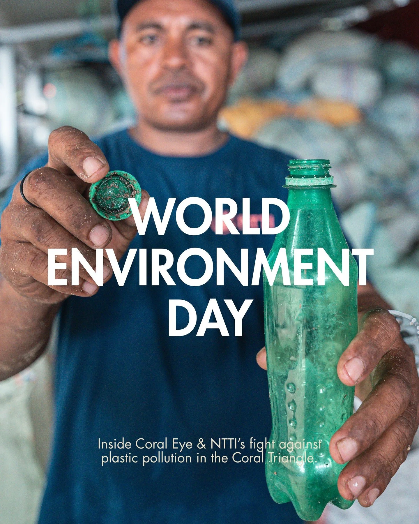 This World Environment Day, we&rsquo;re looking beyond the reef.⁠
On Bangka Island, plastic pollution isn&rsquo;t just an environmental issue, it&rsquo;s a systems issue. Through the No-Trash Triangle Initiative (NTTI), Coral Eye supports a locally r