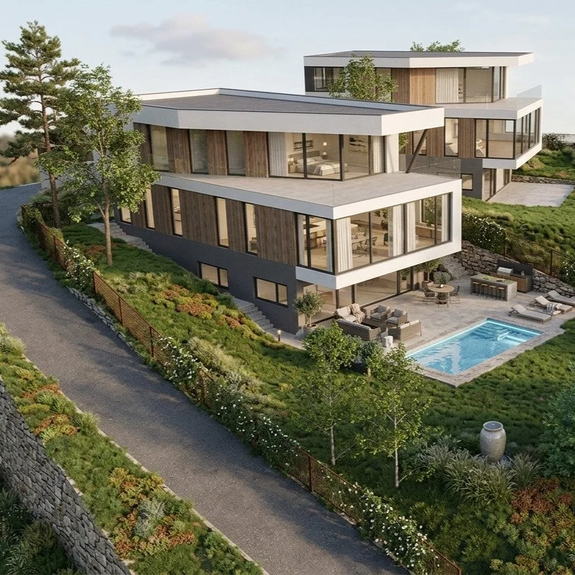 #HGDV-11 Holder p&aring; &aring; tegne 2 nye eneboliger.. den ene skal kundene beholde selv, den andre kommer ut for salg etterhvert..:)

Elsker denne tidlig fasen.. begynner med &aring; tegne inn terrenget.. tomt.. klart til &aring; kunne bli hva so