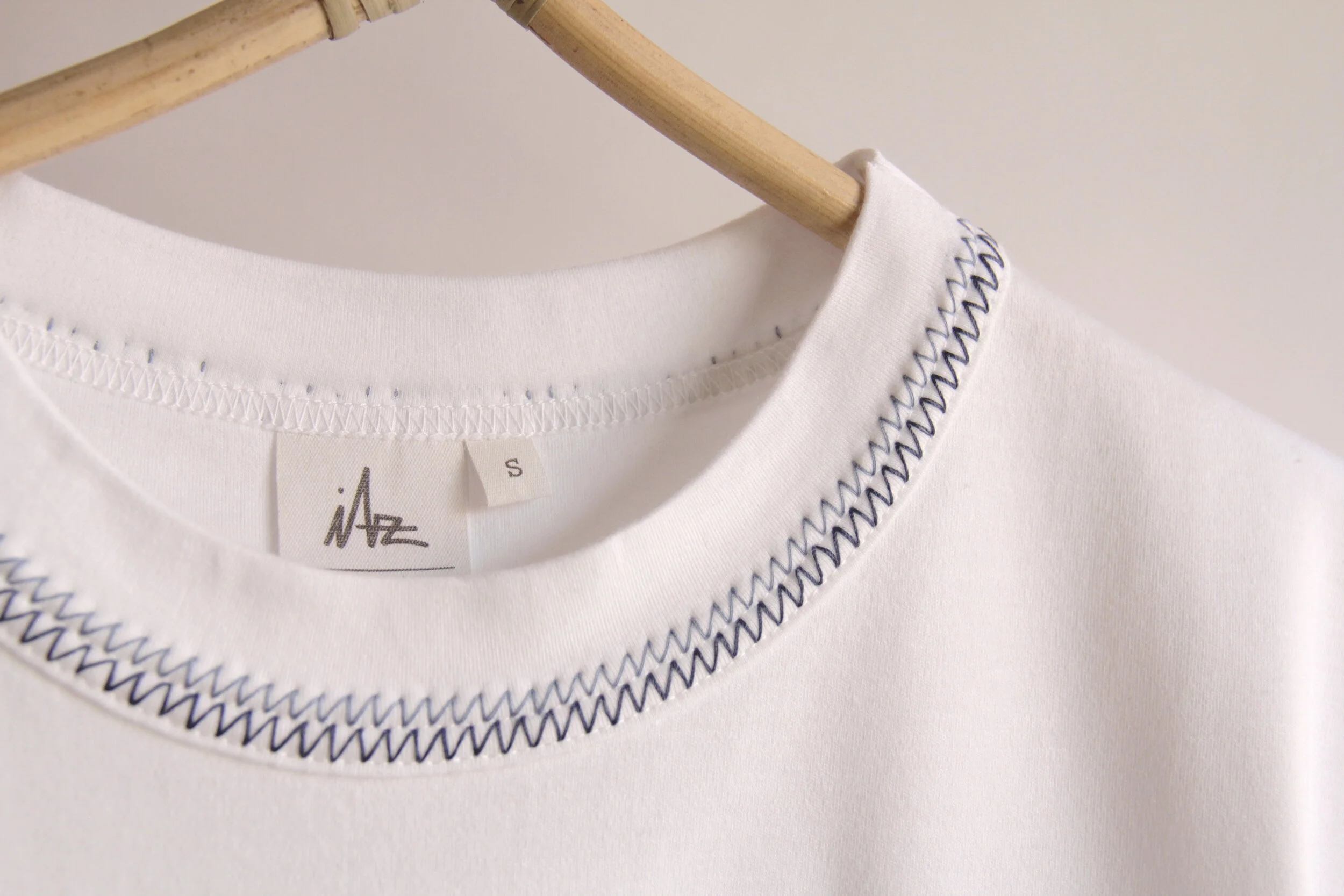 Oversized organic cotton T-shirt with Urbasa embroidery