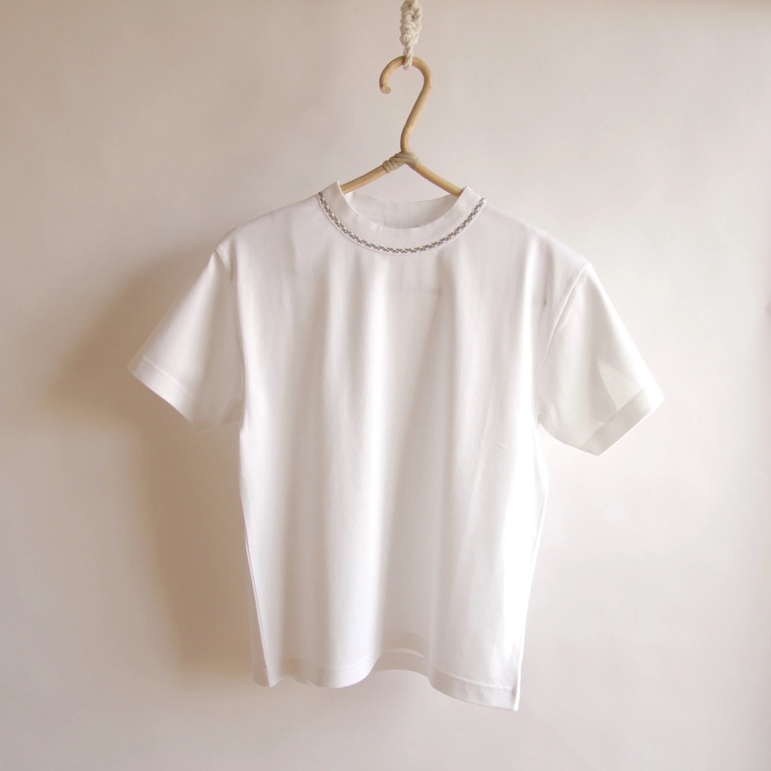 Oversized organic cotton T-shirt with Amalur embroidery-1