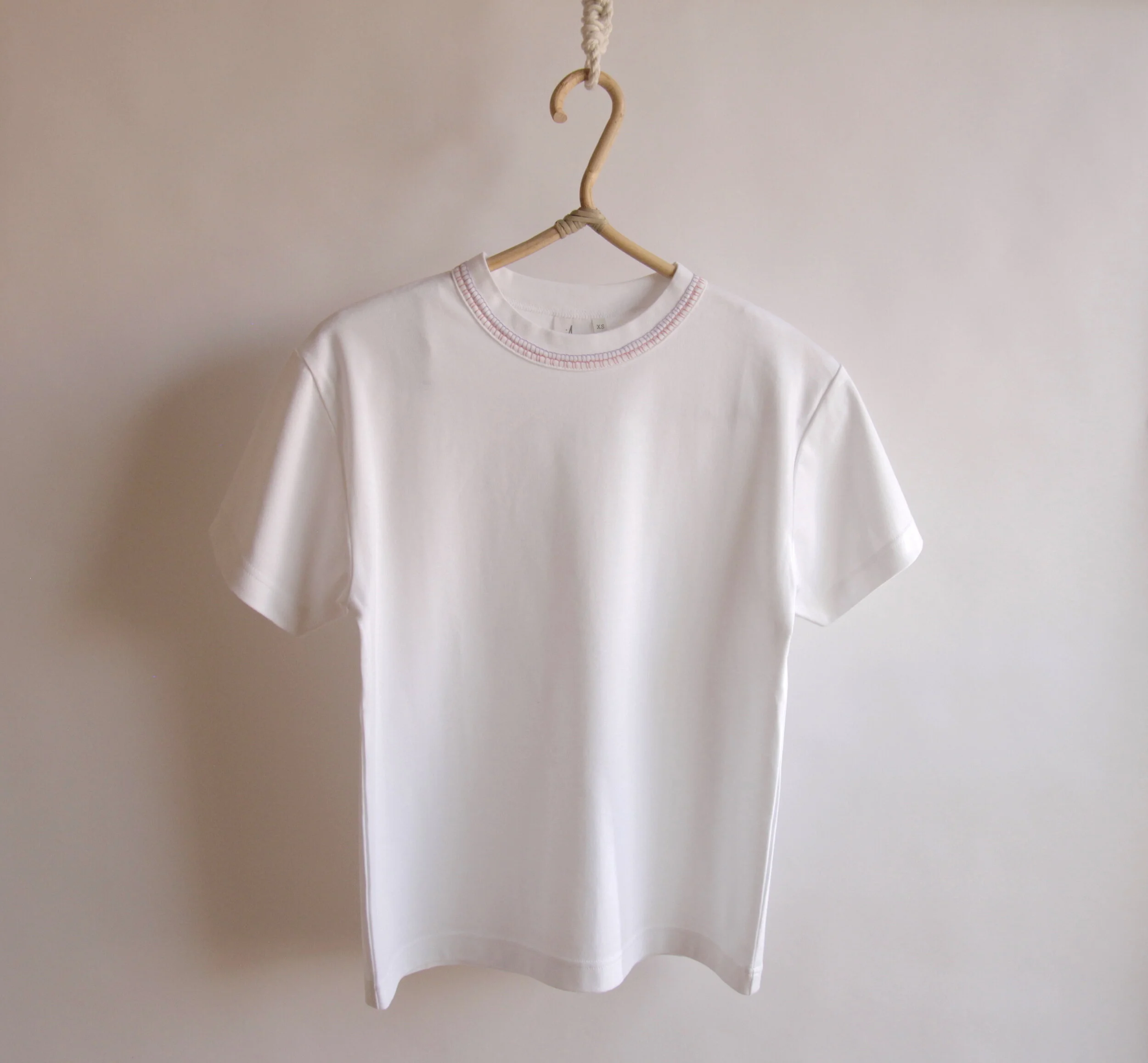 Oversized organic cotton T-shirt with Mari embroidery-1