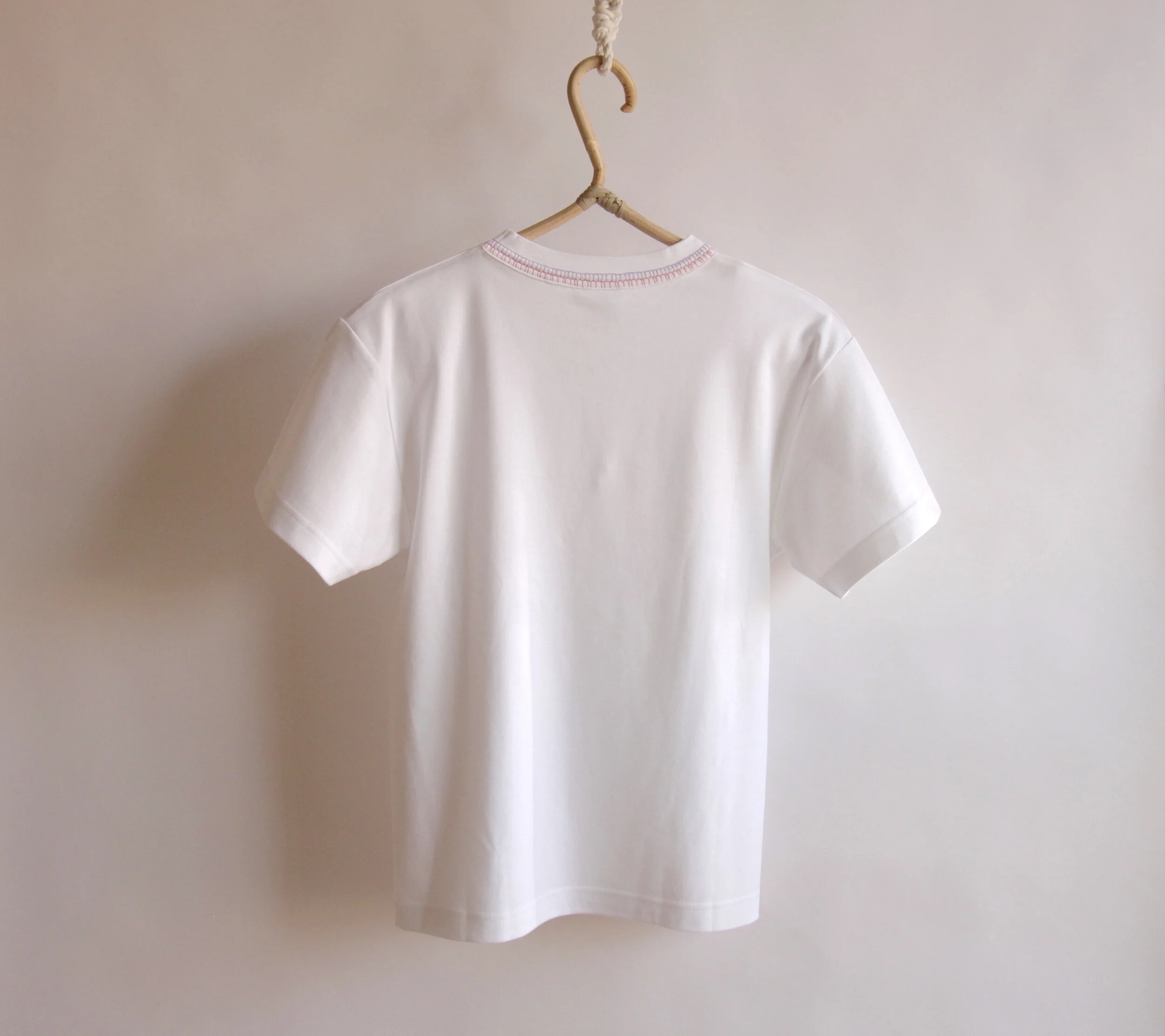 Oversized organic cotton T-shirt with Mari embroidery-2