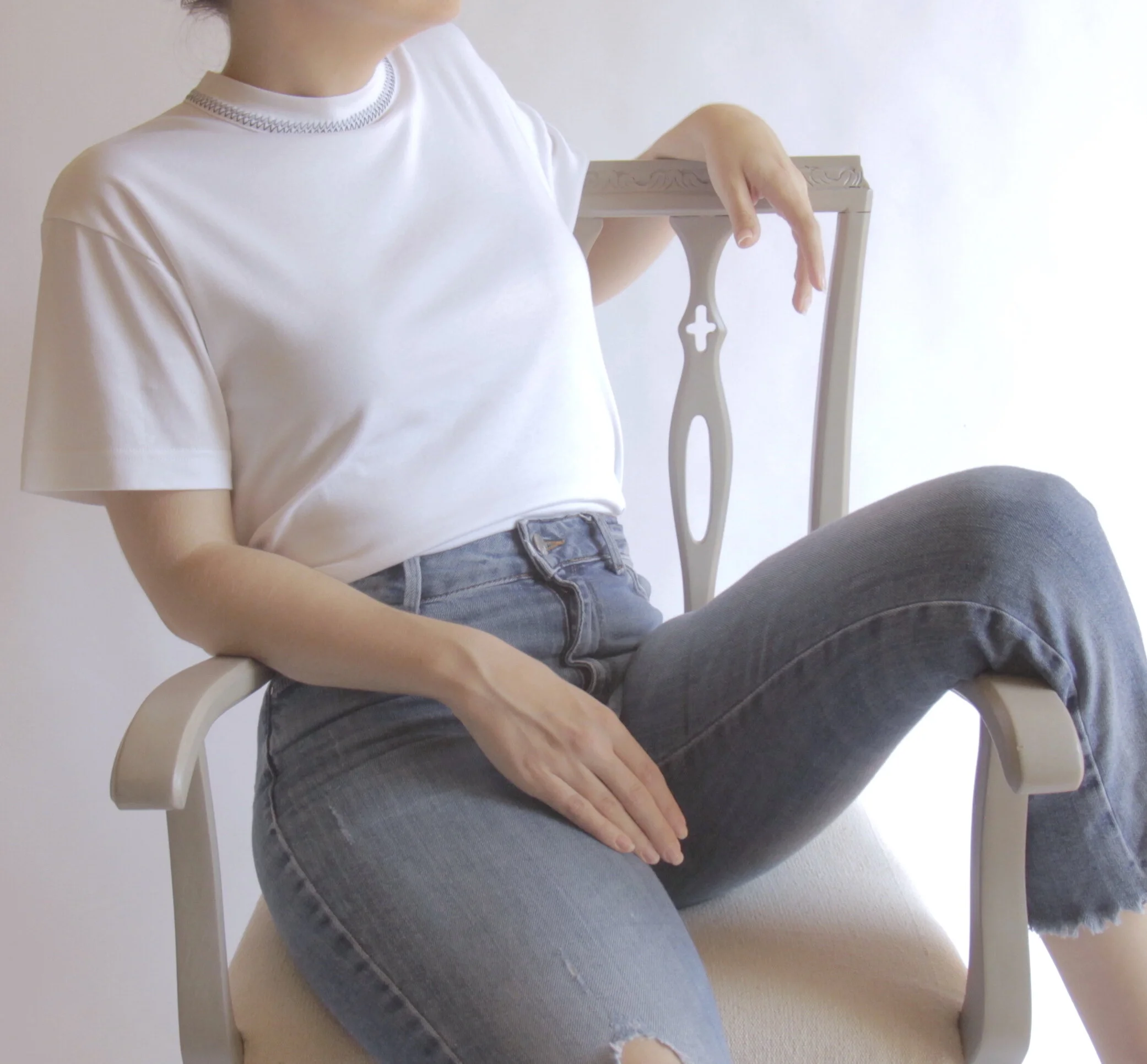 Oversized organic cotton T-shirt with Urbasa embroidery-4