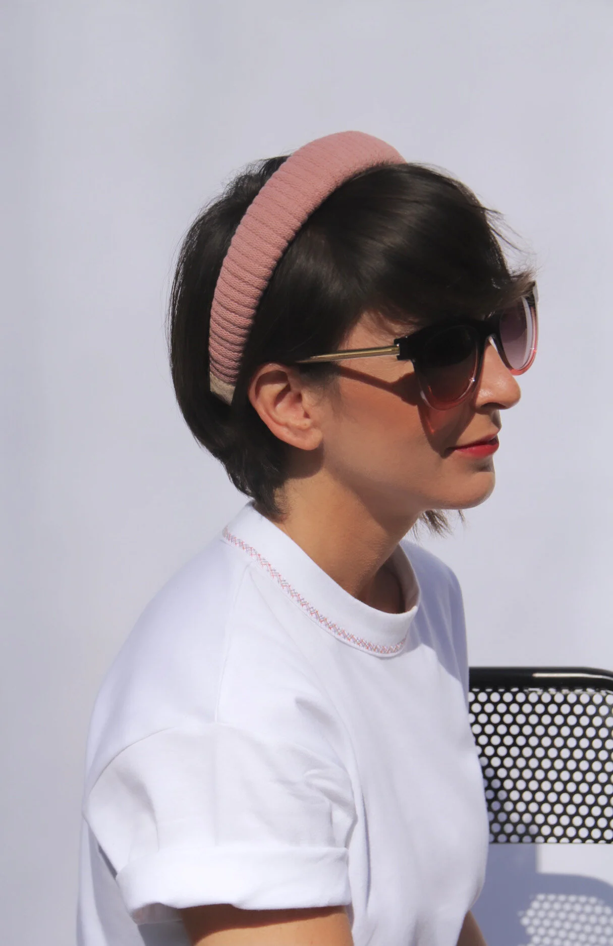 Volume headband (Blush)-on