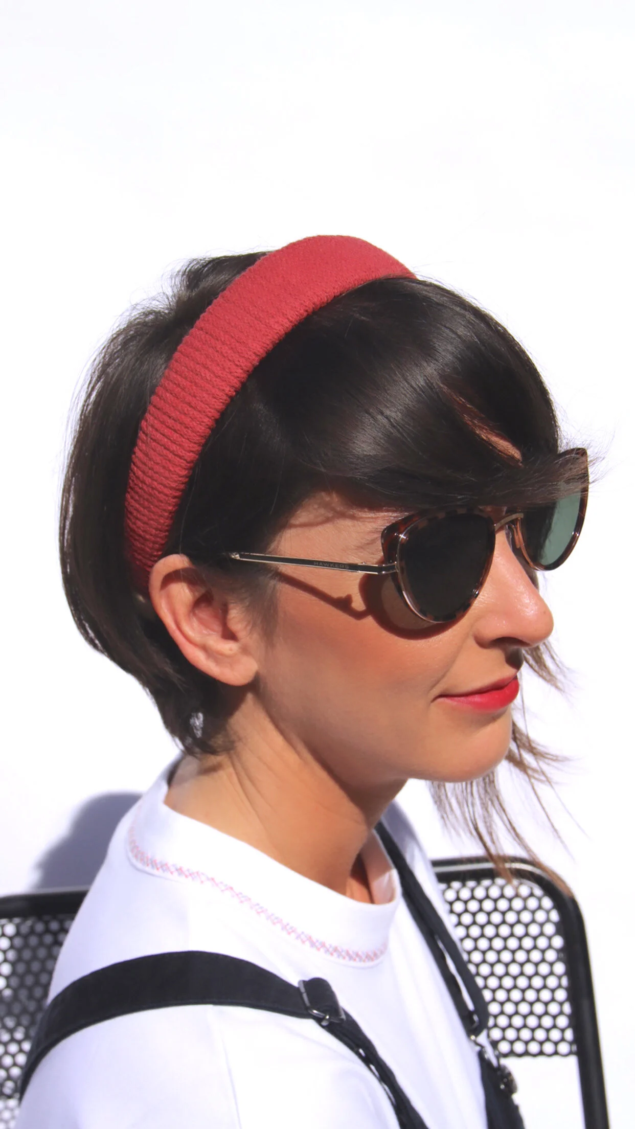 Hand-made headband (Wild Rose)