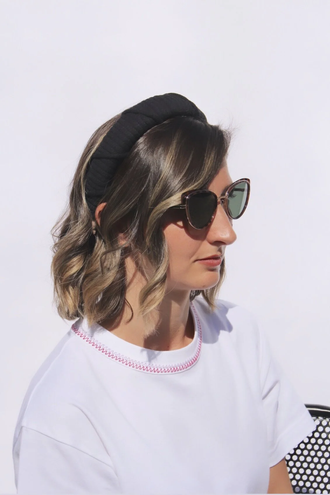 Volume strap headband (Black)